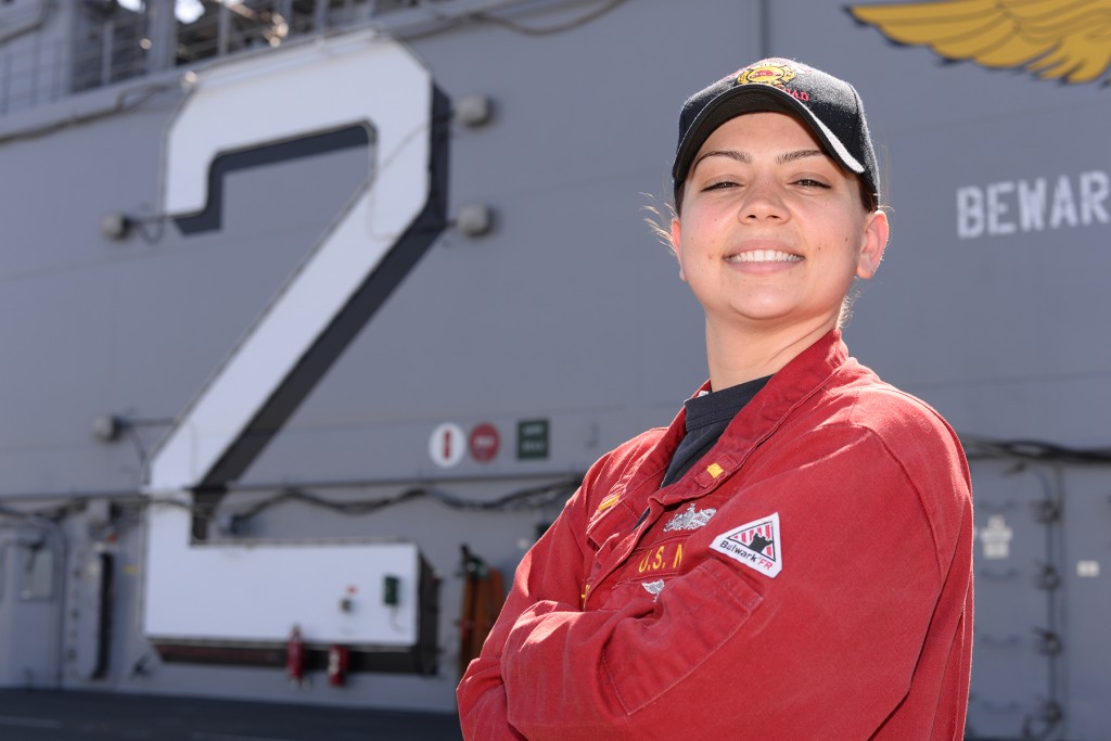 Navy Ensign Michelle Ehlhardt