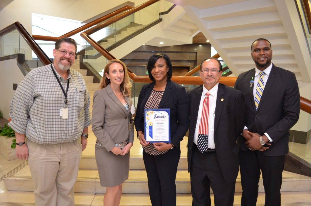 Dr. Tim Hougen, Jennifer Pacheco, DBH Director CaSonya Thomas, Douglas Fazekas, Imo Momoh.