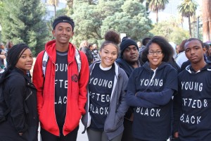 Cajon High School Students: Ashley Rodgers (10th), Yonathan Habtemariam(9th), Brianna Robertson(10th), Lyndon Nicholls(12th), Cherq'uora Hunn (10th), and Terriq Singer(11th)