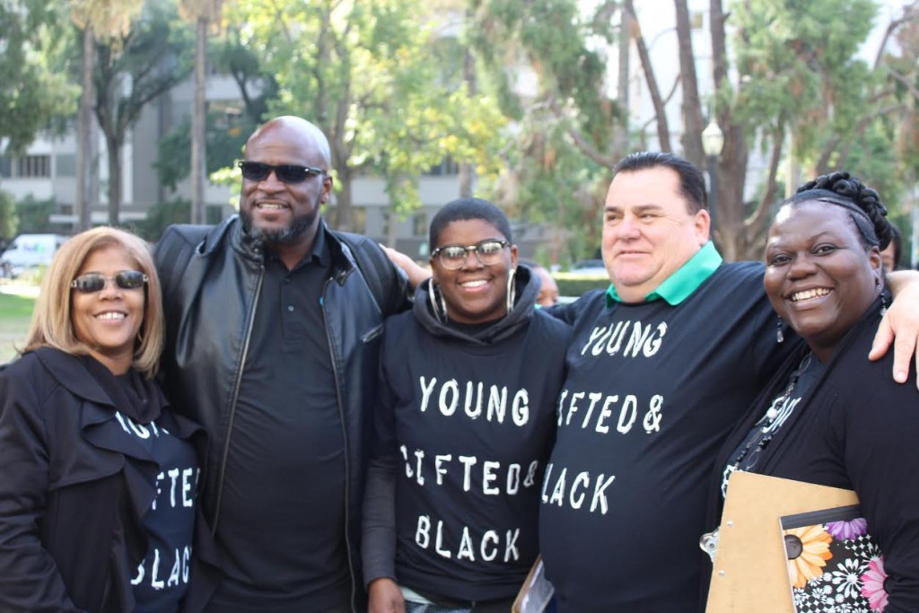 C.O.P.E. Staff- Sonya Hunn-Gray, Pastor Sam Casey, Devona Robertson, Sam (bus driver), and Felicia Jones