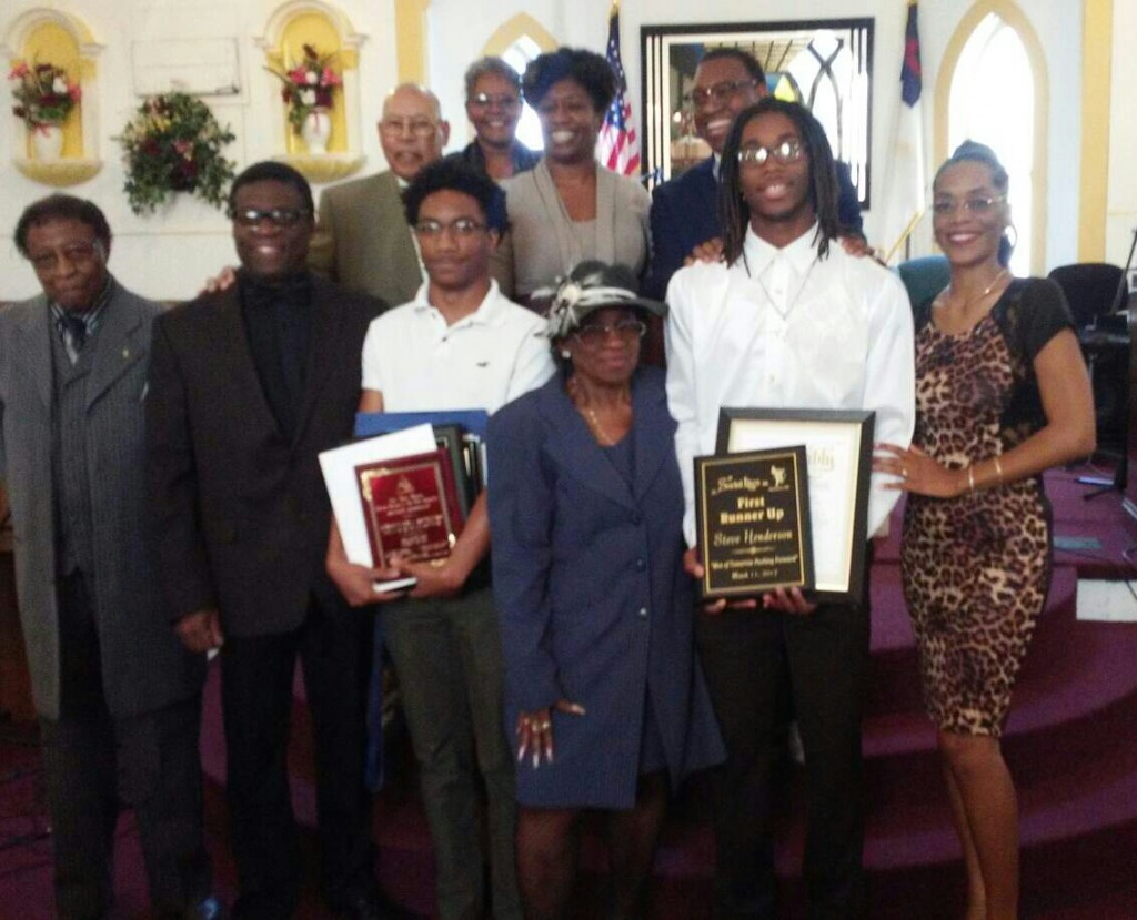 Bishop Ernest B. Dowdy, Jr.; Bishop Elijah Singletary; Elder Billy Dowdy; Pastor Gwendolyn Rodgers; Evangelist Paula Carrington; Juandretta Henderson; Momma Vashti Dowdy and Papa Ernest B. Dowdy Sr.