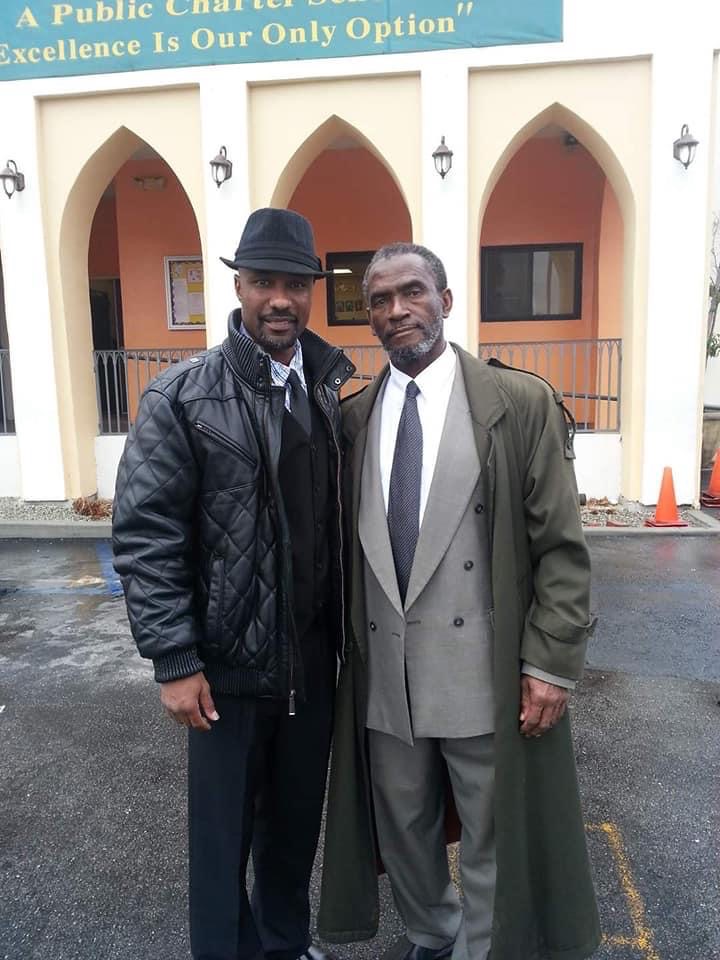 Dr. Abdulmumin (right) and Keasuc Hill (left)